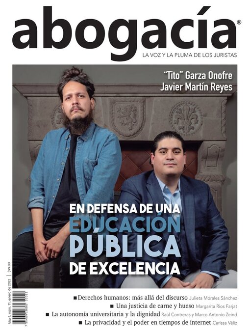 Cover image for Abogacía: N. 11, Enero 2022